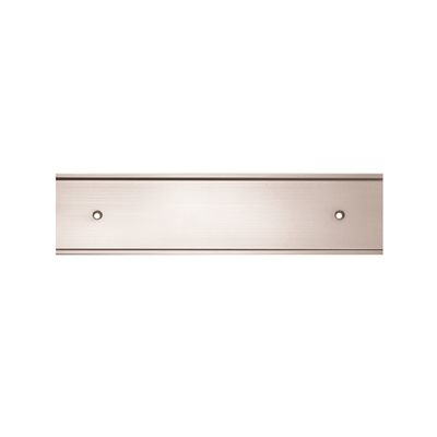 2X8 SILVER METAL STALL PLATE HOLDER