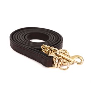 3 / 4" LEATHER LEAD W / CHAIN