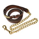 TWISTED LEATHER LEAD & PLATE