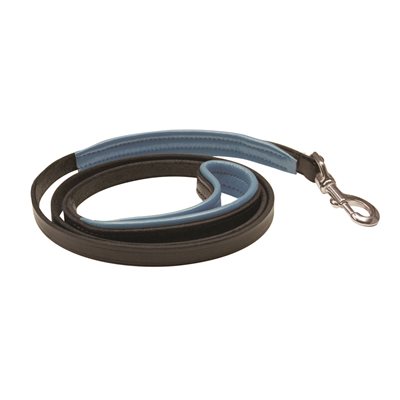 1 / 2" SKINNY PADDED LEATHER DOG LEASH - CLOSEOUT COLORS