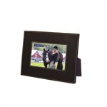 BLK 4x6 LEATHER FRAME